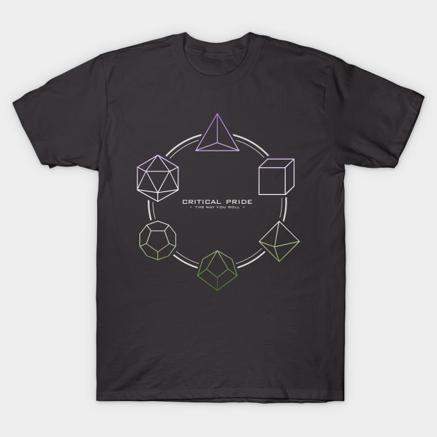 DnD Critical Pride Queer T-Shirt by cibokilley